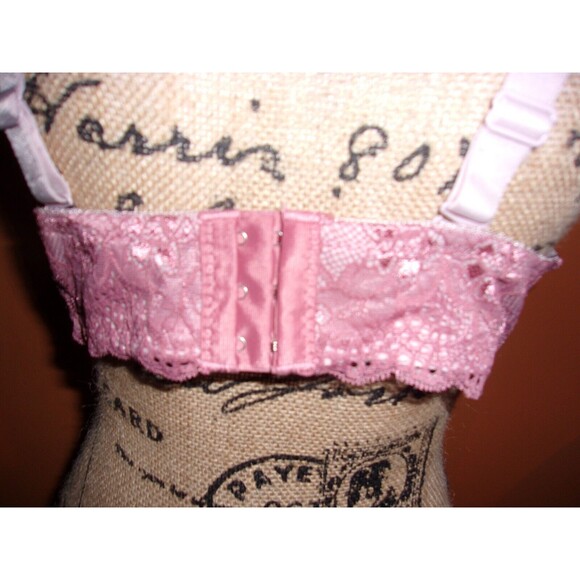 Youmita Pixie Dust Floral Lace Overlay Plunge 36D Bra NWT - Picture 2 of 7